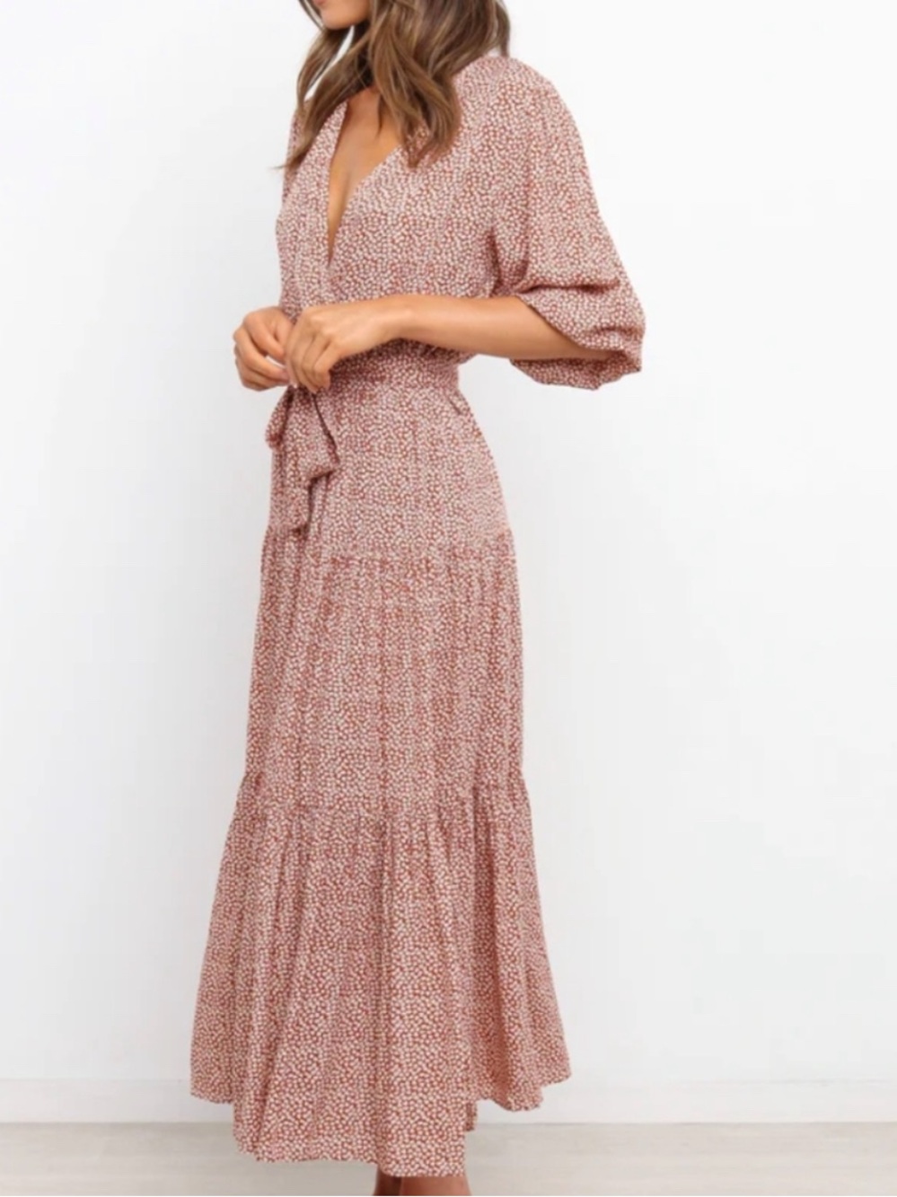 Petal & pup V-Neck Maxi Dress